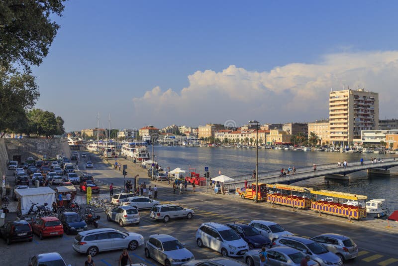 Старый порт Zadar, Хорватии стоковое изображение Старый порт Zadar, Хорватии стоковое изображение
