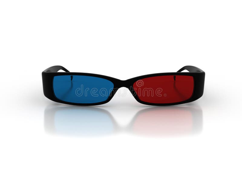 A pair of high quality 3D glasses. A pair of high quality 3D glasses.