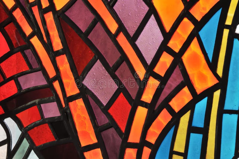 Stained glass window - background - church. Stained glass window - background - church