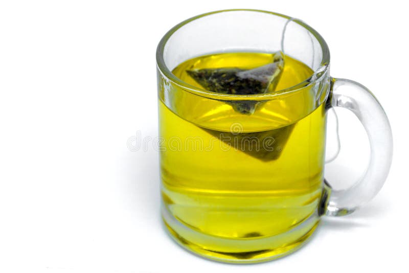 стеклянный пакетик чая кружки Стоковое Изображение - изображение ...