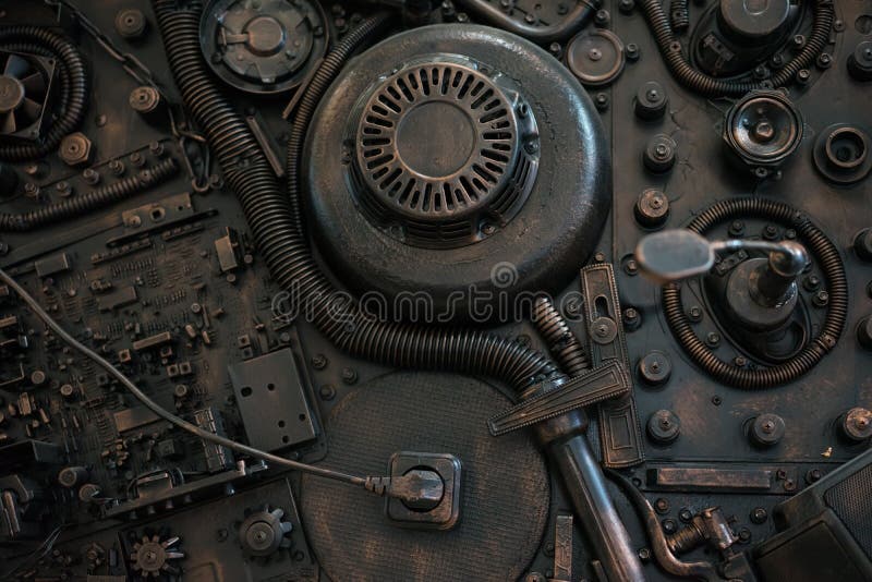 Стилизованный steampunk механически стоковые изображения Стилизованный steampunk механически стоковые изображения