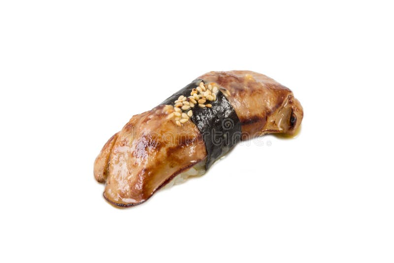 Стиль еды суш nigiri фуа-гра японский стоковое фото Стиль еды суш nigiri фуа-гра японский стоковое фото
