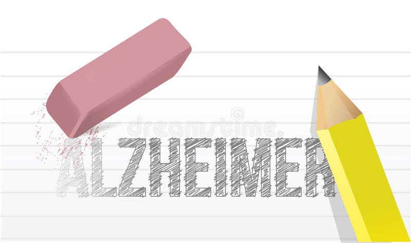 Стирание alzheimer. принесите назад память. бесплатная иллюстрация Стирание alzheimer. принесите назад память. бесплатная иллюстрация