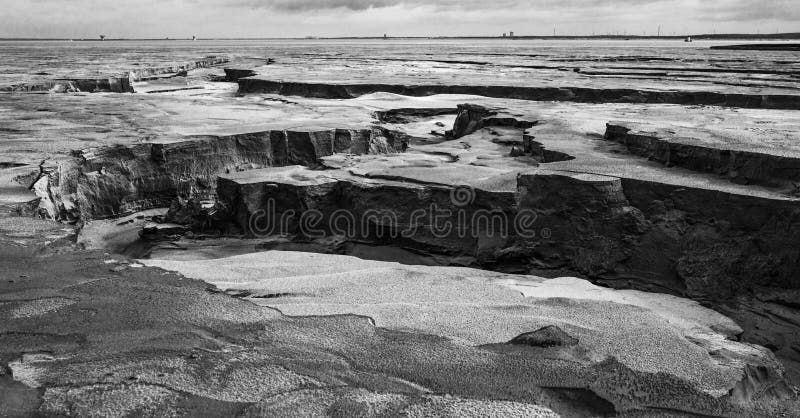 Zelazny Most - The largest sump reservoir of froth copper mining tailings dam in Europe, Rudna / Poland. Zelazny Most - The largest sump reservoir of froth copper mining tailings dam in Europe, Rudna / Poland.