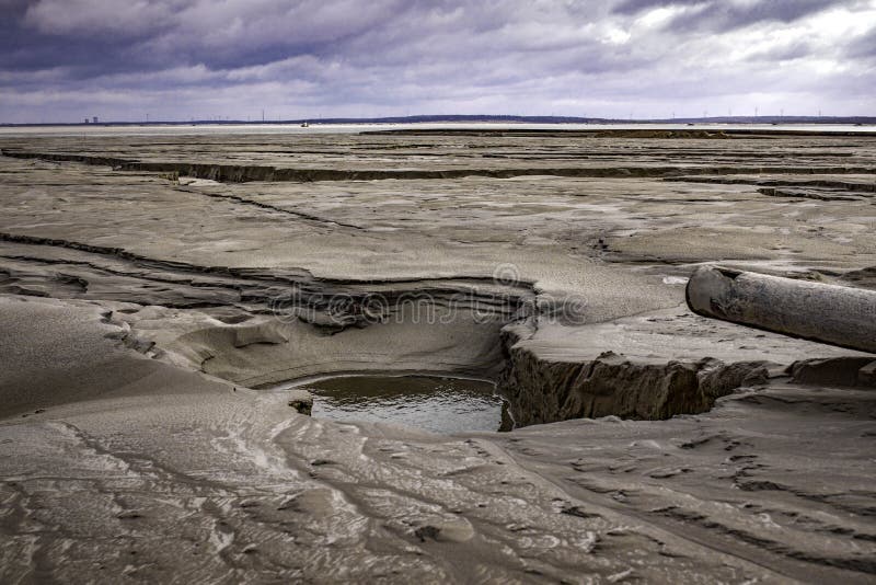 Zelazny Most - The largest sump reservoir of froth copper mining tailings dam in Europe, Rudna / Poland. Zelazny Most - The largest sump reservoir of froth copper mining tailings dam in Europe, Rudna / Poland.