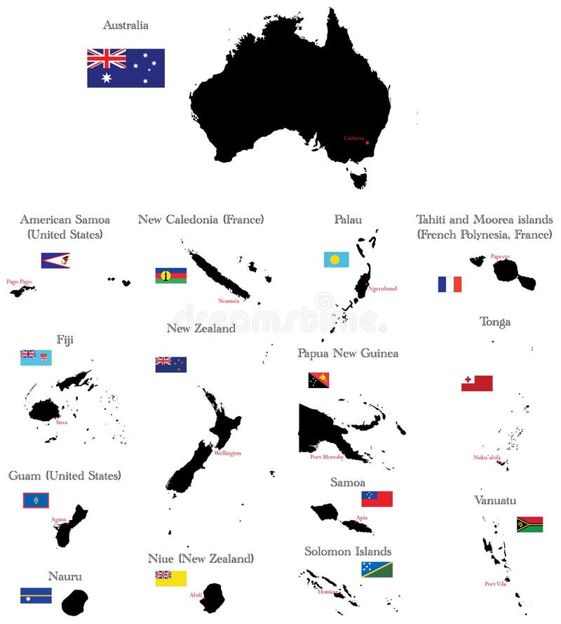 Страны Океании и Австралии