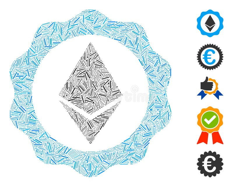 Строка icon значок евро-крышки ethereum мозаики бесплатная иллюстрация
