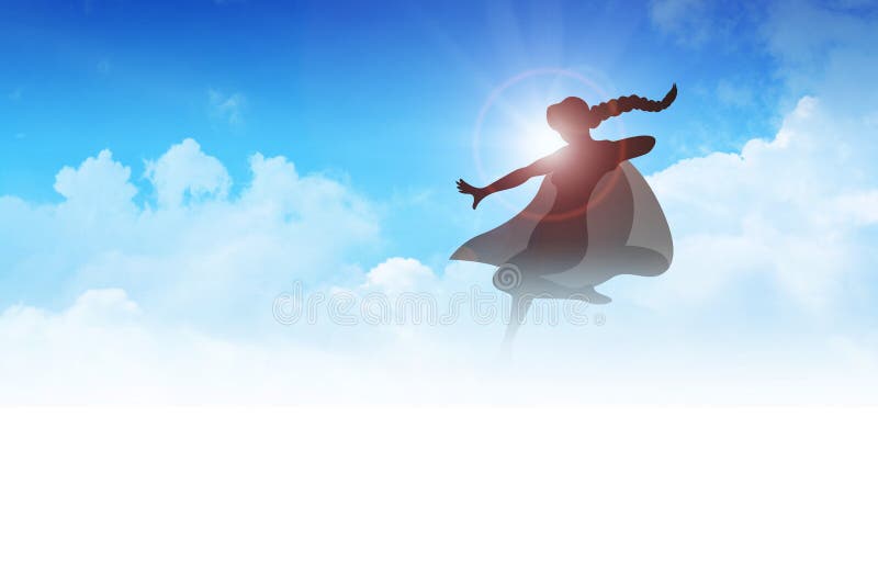 Супер героиня иллюстрация вектора Супер героиня иллюстрация вектора