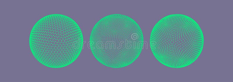 сфера, состоящая из точек. глобальные цифровые подключения. концепция технологии. массив с динамическими частицами. иллюстрация вектора