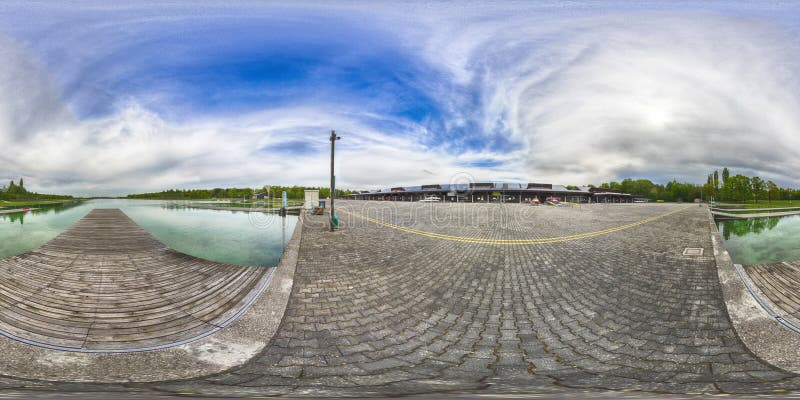 360 Равномерный панорамный пейзаж