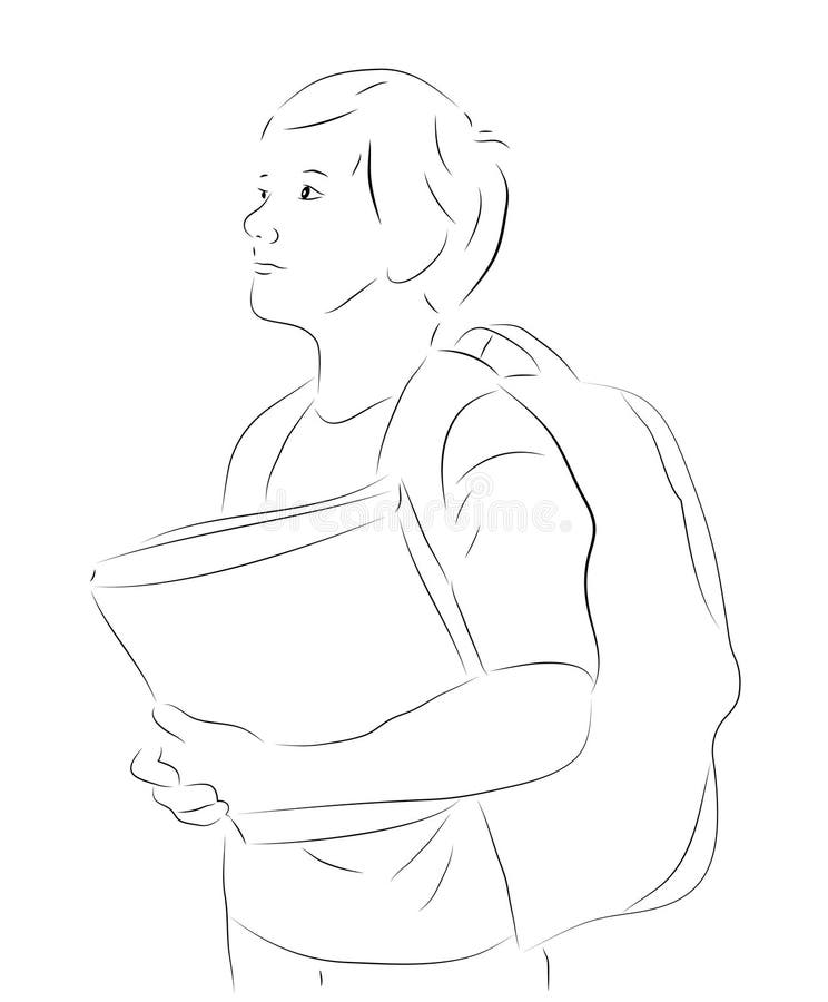 Туристы с багажом иллюстрация вектора. иллюстрации насчитывающей люди ...