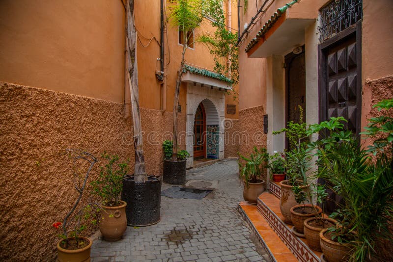 Сцена Marrakech Medina стоковое изображение Сцена Marrakech Medina стоковое изображение