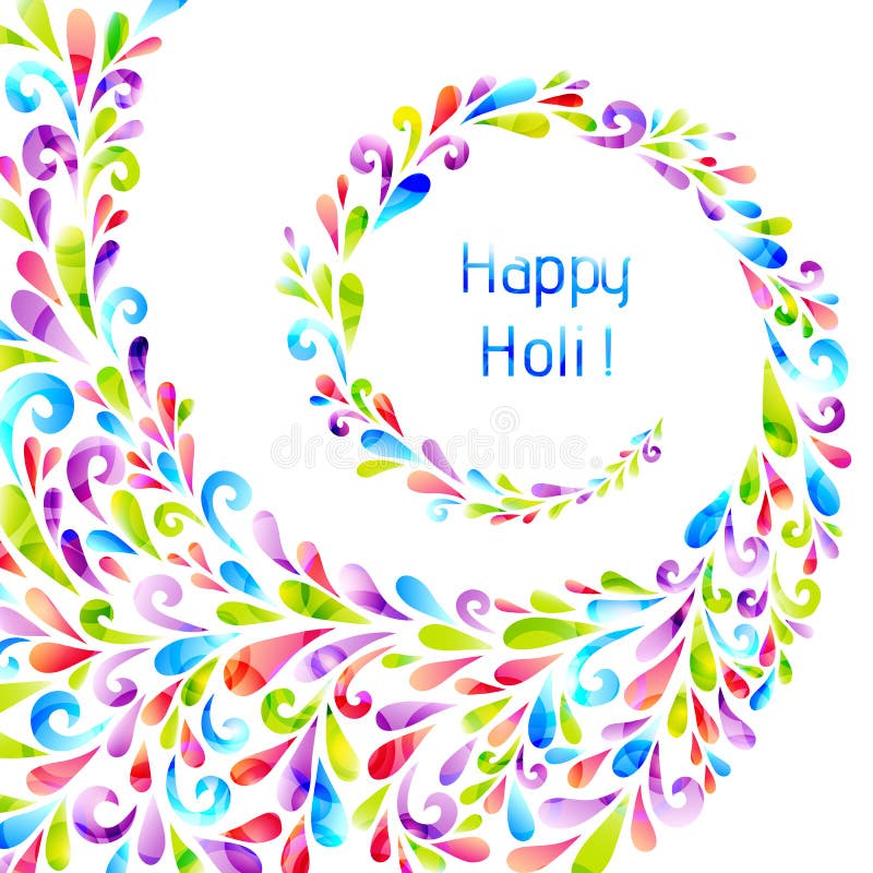 счастливое holi иллюстрация штока счастливое holi иллюстрация штока