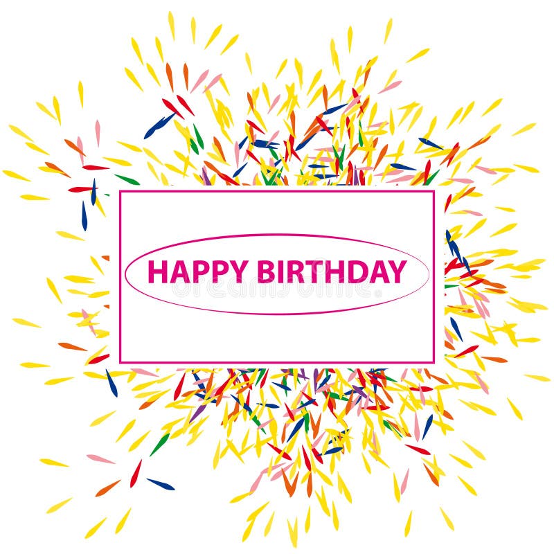 Счастливый birthaday ярлык на белой предпосылке бесплатная иллюстрация Счастливый birthaday ярлык на белой предпосылке бесплатная иллюстрация