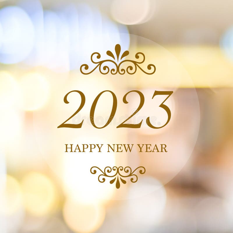 счастливый новый 2023 год на расплывчатом абстрактном бокехе фон новый год поздравительный баннер счастливый новый 2023 год на расплывчатом абстрактном бокехе фон новый год поздравительный баннер