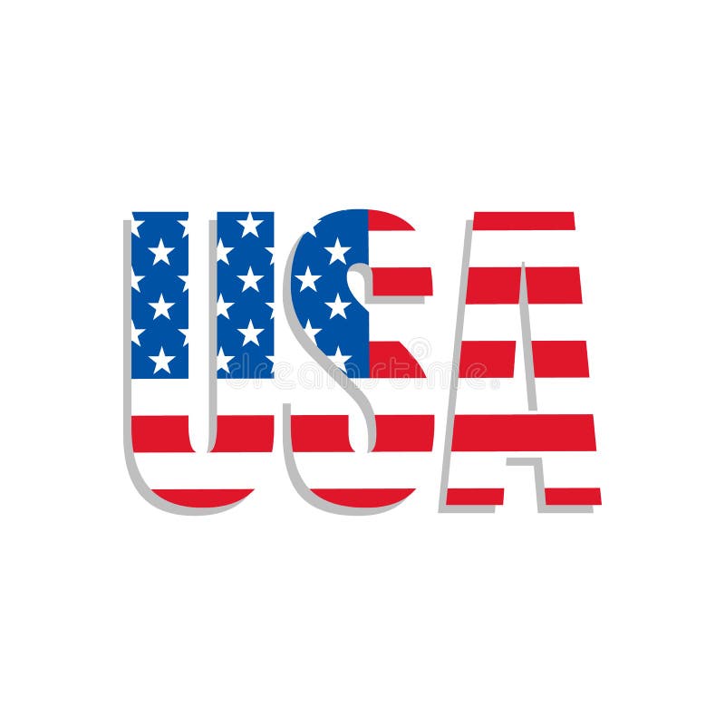 США Оформление флага США Знак на национальные праздники бесплатная иллюстрация
