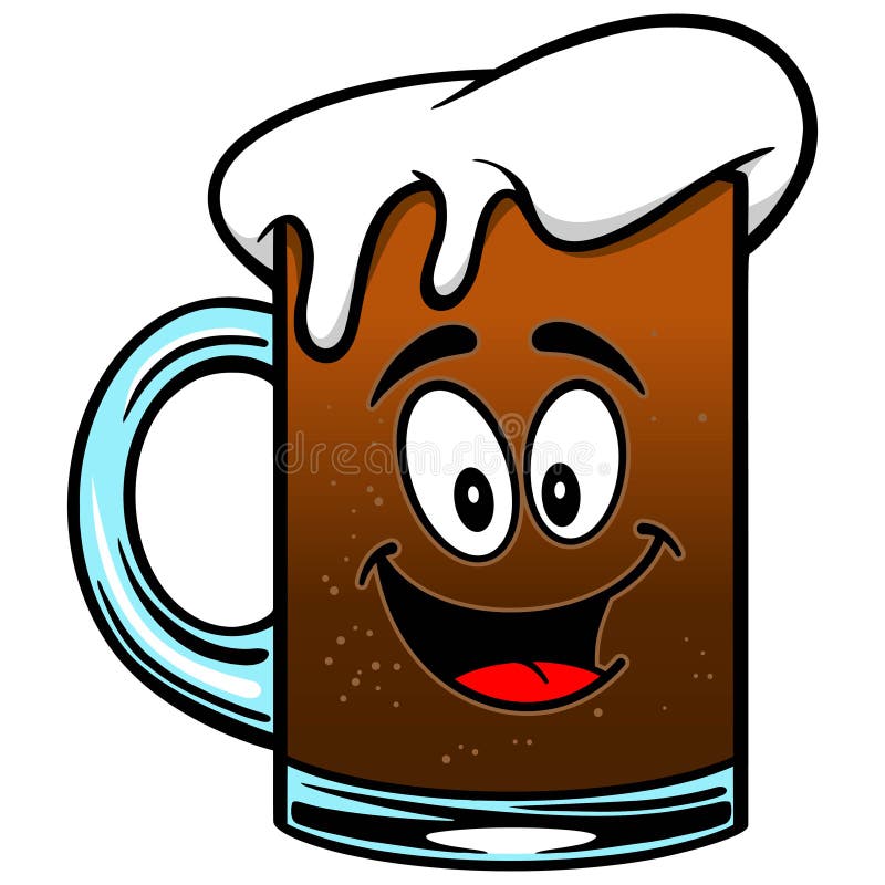 A vector illustration of a Root Beer Mascot. A vector illustration of a Root Beer Mascot.