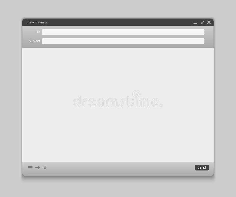 Творческая иллюстрация вектора интерфейса электронного письма с посылает форму изолированную на прозрачной предпосылке Пробел эле бесплатная иллюстрация Творческая иллюстрация вектора интерфейса электронного письма с посылает форму изолированную на прозрачной предпосылке Пробел эле бесплатная иллюстрация