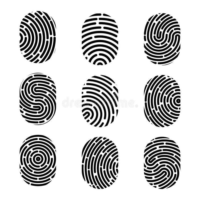 Creative vector illustration of fingerprint. Art design finger print. Security crime sign. Abstract concept graphic element. Thumbprint id. Creative vector illustration of fingerprint. Art design finger print. Security crime sign. Abstract concept graphic element. Thumbprint id.