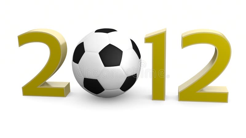 текст евро 2012 иллюстрация вектора текст евро 2012 иллюстрация вектора