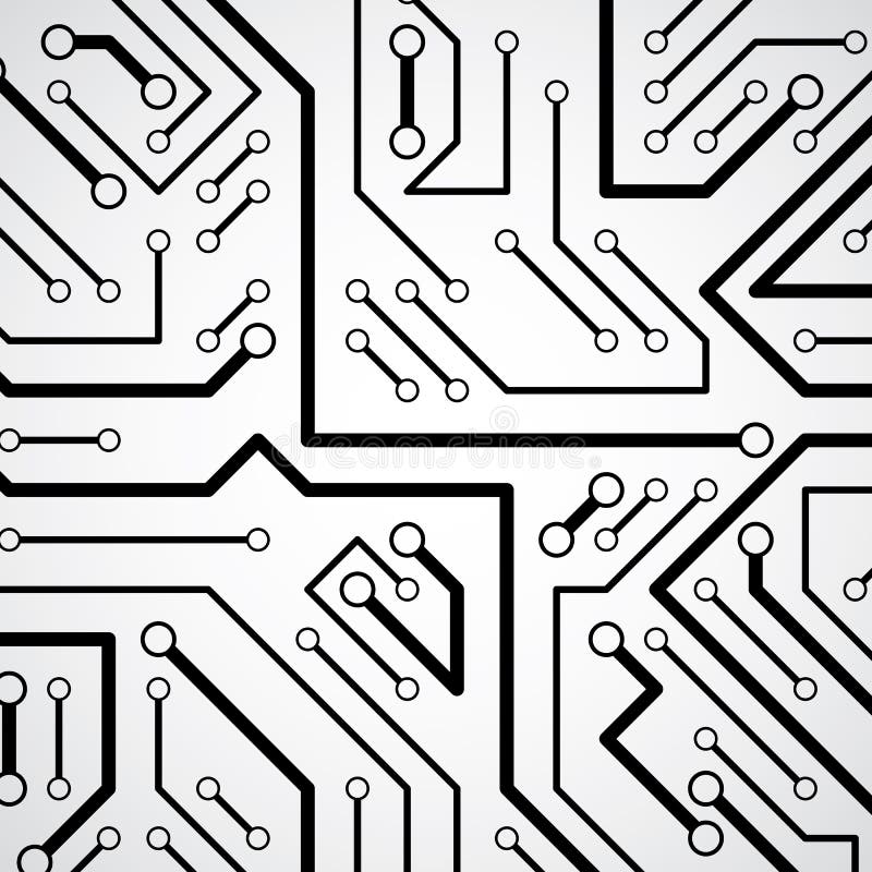 Текстура монтажной платы футуристическая кибернетическая, communi информации иллюстрация вектора Текстура монтажной платы футуристическая кибернетическая, communi информации иллюстрация вектора