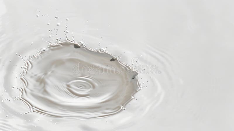 текстура поверхности размытой воды с брызгами и пузырьками : абстрактный фон природы в белом и сером цветах с четким спокойным ва иллюстрация штока