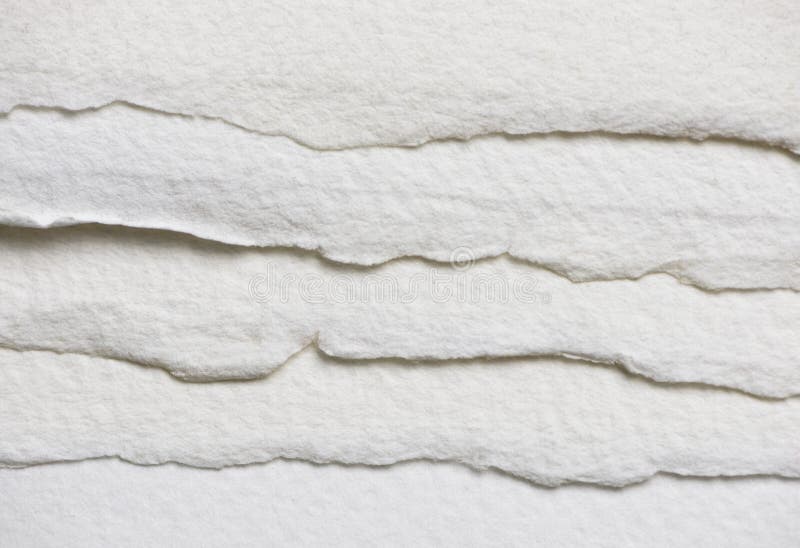 Textured white paper overlapping, watercolor paper. Textured white paper overlapping, watercolor paper