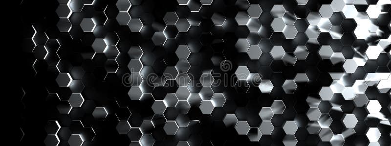 Темно-шестиугольные обои или фон иллюстрация вектора Темно-шестиугольные обои или фон иллюстрация вектора