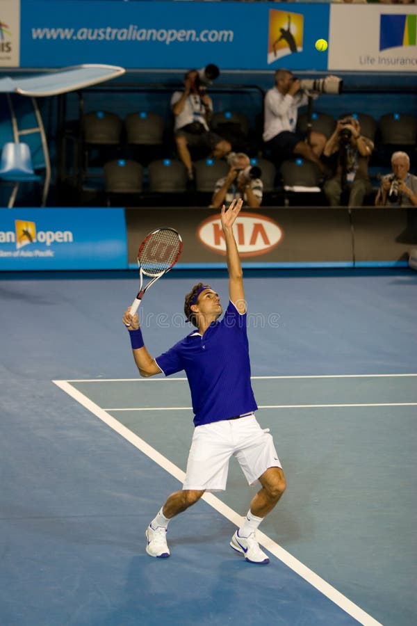 теннис roger игрока federer стоковое изображение rf