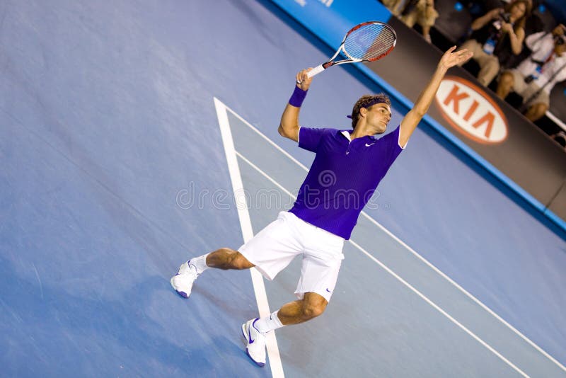 теннис roger игрока federer стоковые изображения rf