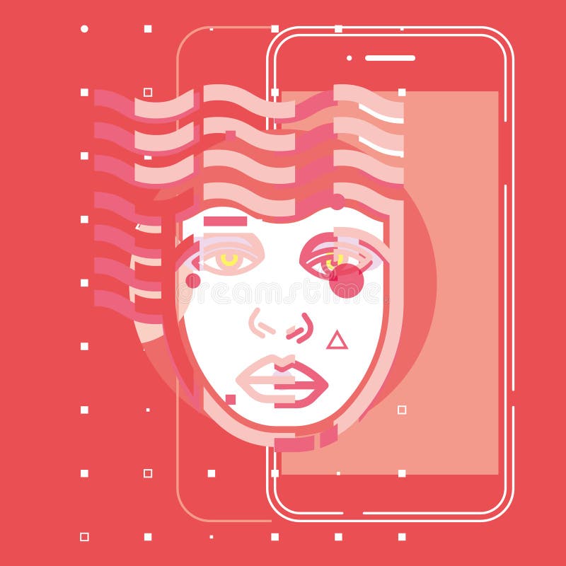 Технология app цифрового мозга искусственного интеллекта будущая, плоский дизайн вектора концепции бесплатная иллюстрация Технология app цифрового мозга искусственного интеллекта будущая, плоский дизайн вектора концепции бесплатная иллюстрация