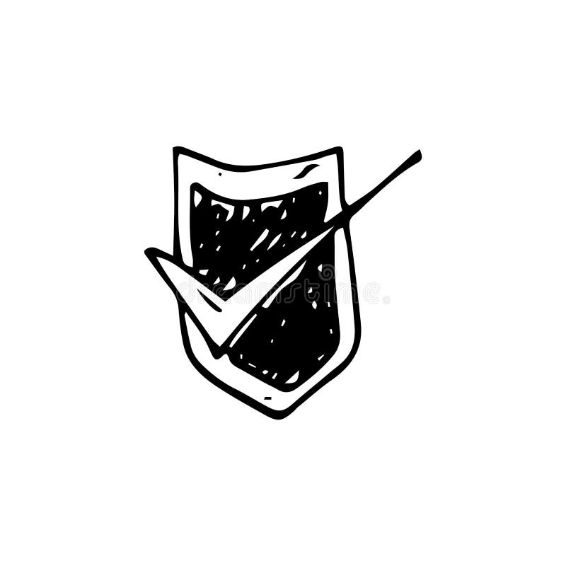 Тикание руки вычерченное на doodle экрана r r r r r бесплатная иллюстрация Тикание руки вычерченное на doodle экрана r r r r r бесплатная иллюстрация