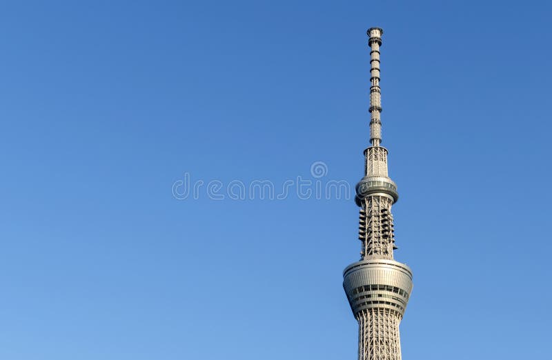 Токио Skytree, ориентир ориентир Японии известная кудель радио передачи стоковое фото rf Токио Skytree, ориентир ориентир Японии известная кудель радио передачи стоковое фото rf