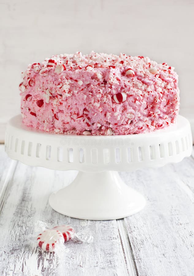 Homemade Peppermint ice-cream cake. Homemade Peppermint ice-cream cake