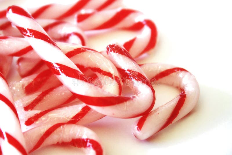 A delicious pile of christmas candy canes. A delicious pile of christmas candy canes.