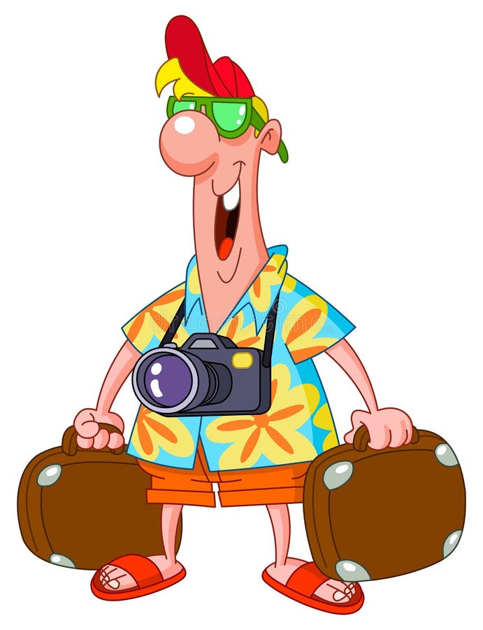 турист иллюстрация штока. иллюстрации насчитывающей встречи - 19540635