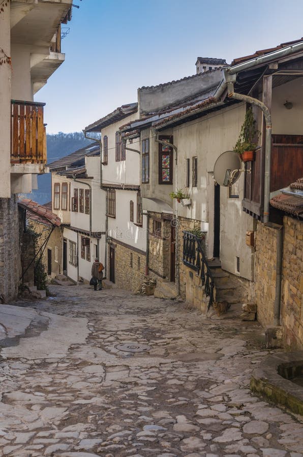 Улица Veliko Tarnovo средневековая стоковое фото Улица Veliko Tarnovo средневековая стоковое фото
