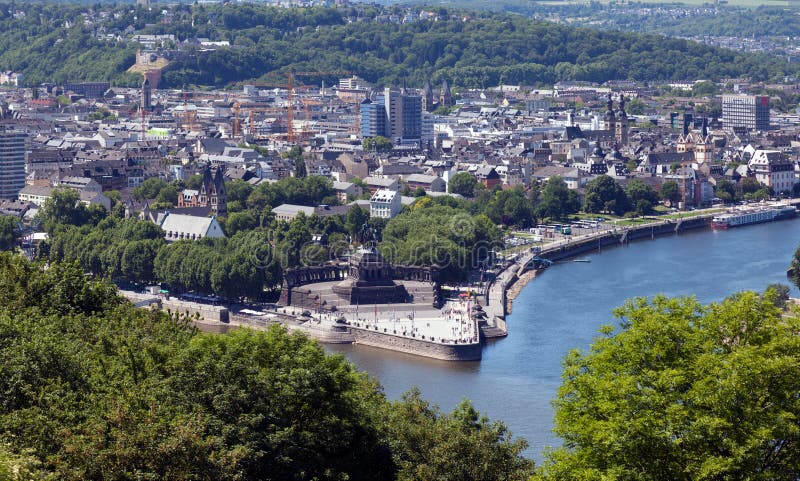 угловойой немецкий koblenz стоковое фото rf угловойой немецкий koblenz стоковое фото rf