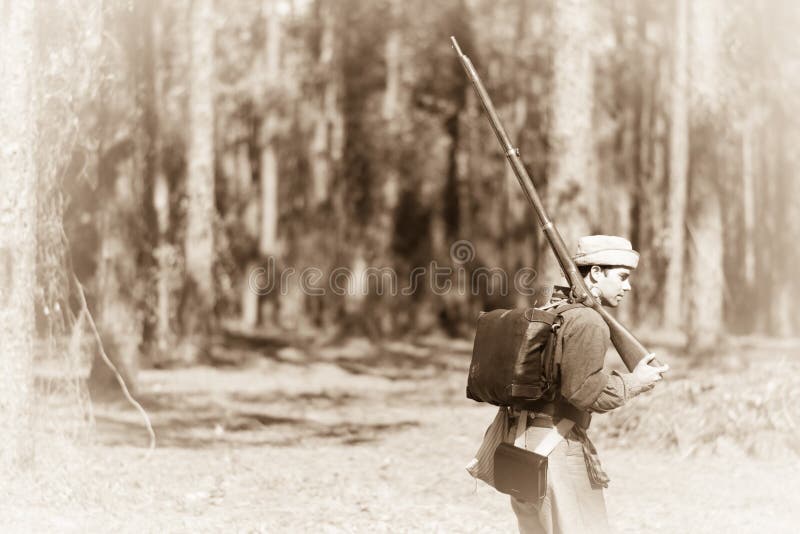 Уединённый Rifleman стоковое фото Уединённый Rifleman стоковое фото