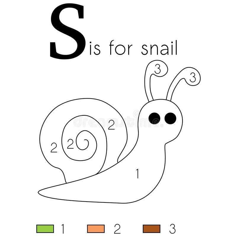 Vector alphabet letter S for children education with funny numbering colouring page. This illustration can be used in children`s books, puzzles, games and other related creatives. Vector alphabet letter S for children education with funny numbering colouring page. This illustration can be used in children`s books, puzzles, games and other related creatives.