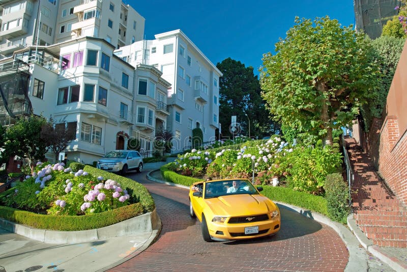 улица san lombard francisco стоковые изображения rf улица san lombard francisco стоковые изображения rf