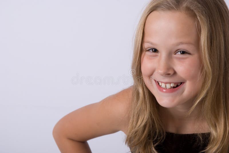 усмехаться litle девушки стоковые изображения