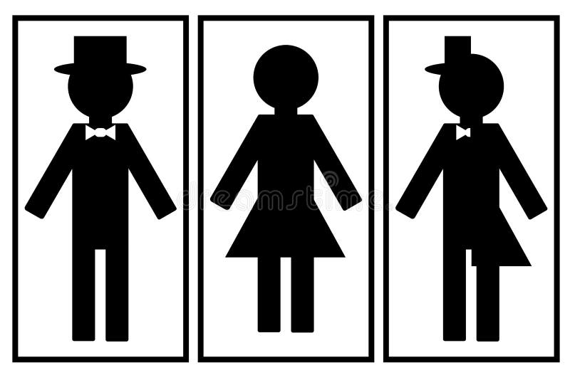 Установите значков для туалета и bathroom различных сексов, общественного туалета для людей и женщин иллюстрация штока Установите значков для туалета и bathroom различных сексов, общественного туалета для людей и женщин иллюстрация штока