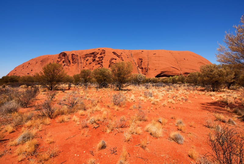 Утес Uluru Ayers, северные территории, Австралия стоковые изображения Утес Uluru Ayers, северные территории, Австралия стоковые изображения