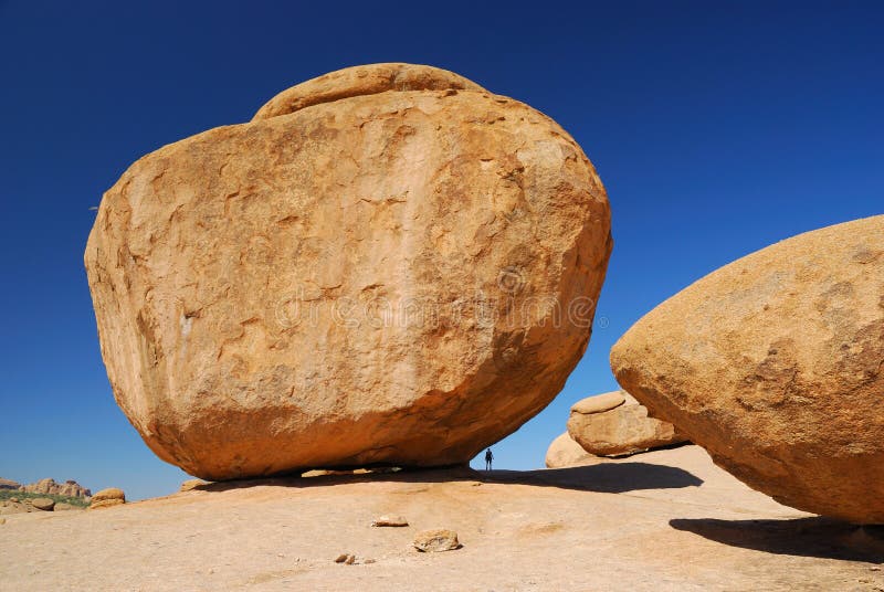 Huge Rock in Erongo Mountains, Namibia, Africa. Huge Rock in Erongo Mountains, Namibia, Africa