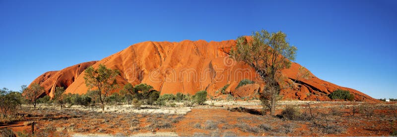 Ayers Rock is one of Australia's most recognisable natural icons. The world-renowned sandstone formation stands 348 m (1,142 ft) high (863 m/2,831 ft above sea level) with most of its bulk below the ground, and measures 9.4 km (5.8 mi) in circumference. Ayers Rock is one of Australia's most recognisable natural icons. The world-renowned sandstone formation stands 348 m (1,142 ft) high (863 m/2,831 ft above sea level) with most of its bulk below the ground, and measures 9.4 km (5.8 mi) in circumference.