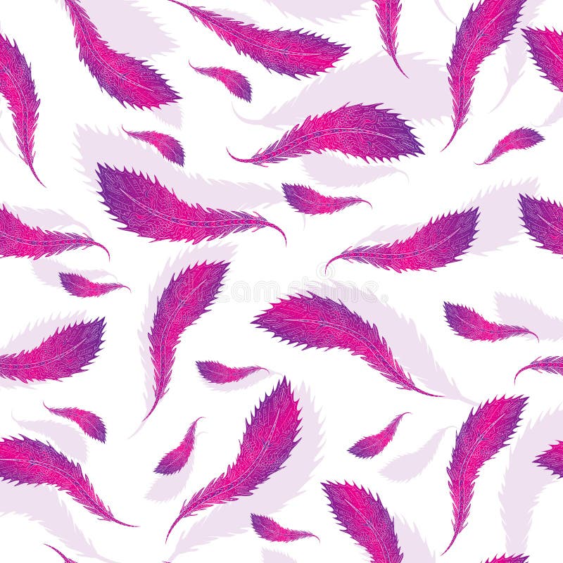 Фиолетовые пер doodle безшовная картина Безшовные пер обоев, оперяются абстрактная текстура иллюстрация штока Фиолетовые пер doodle безшовная картина Безшовные пер обоев, оперяются абстрактная текстура иллюстрация штока