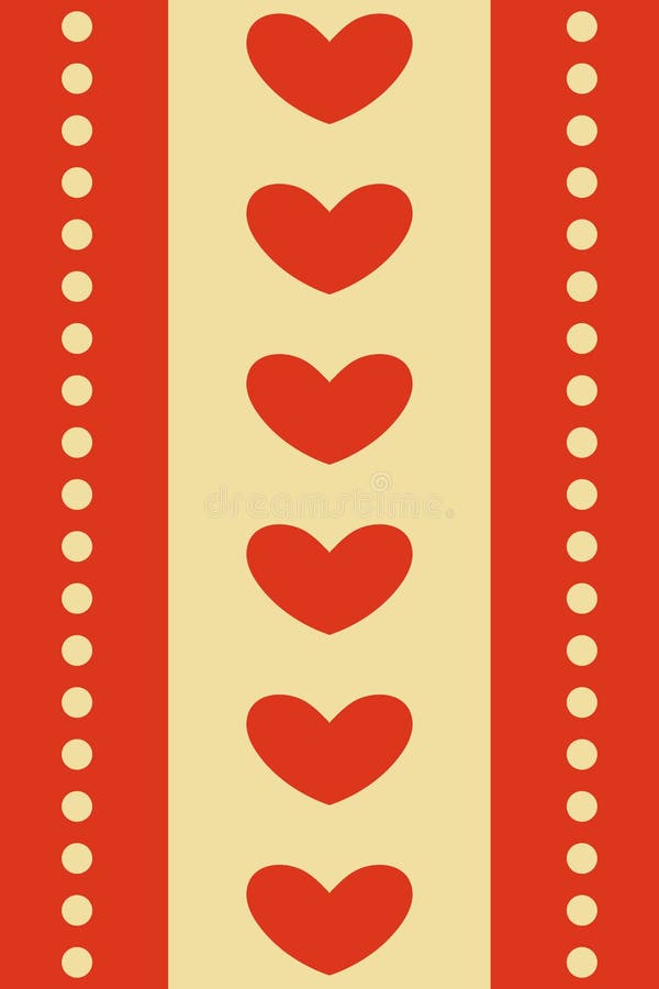 Background with hearts, vertical background, creative background royalty free illustration