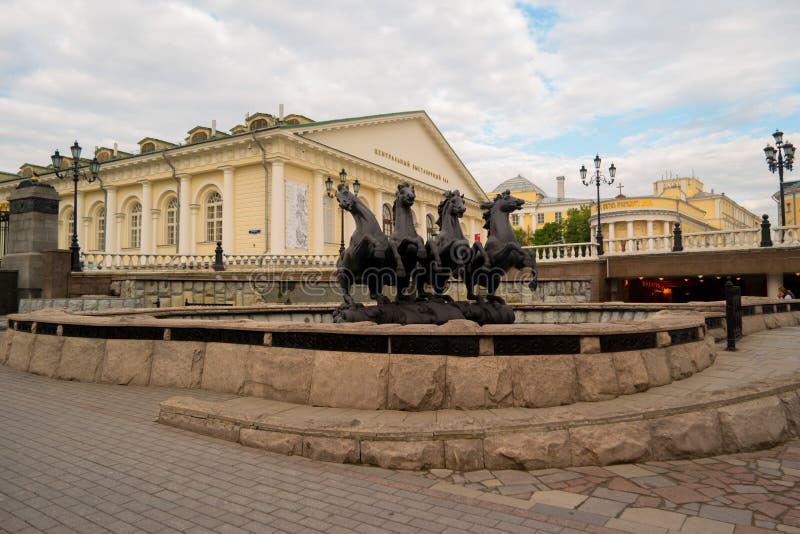 Фонтан лошади стоковое фото Фонтан лошади стоковое фото