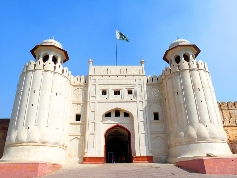 форт lahore стоковые изображения форт lahore стоковые изображения